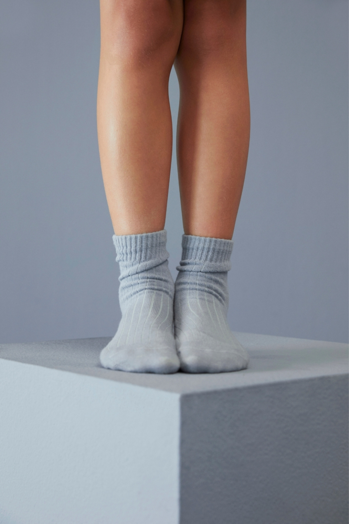 2er-Set Gerippte Socken | verschiedene Farben