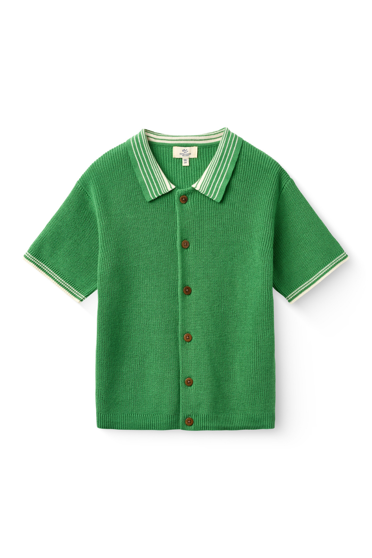 Poloshirt Strickoptik | Sharp Green