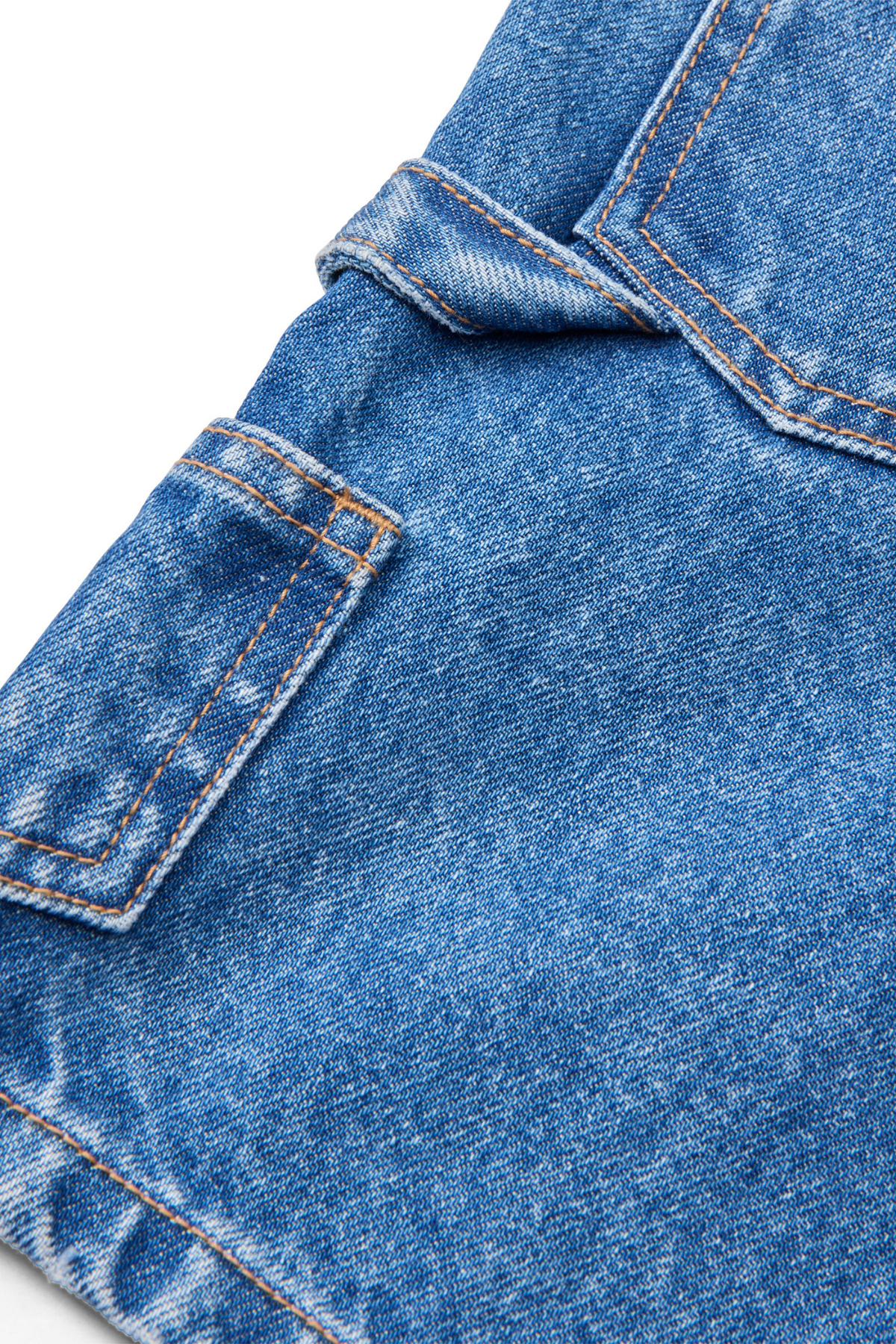 Denim Cargo Shorts | Indigo Blue