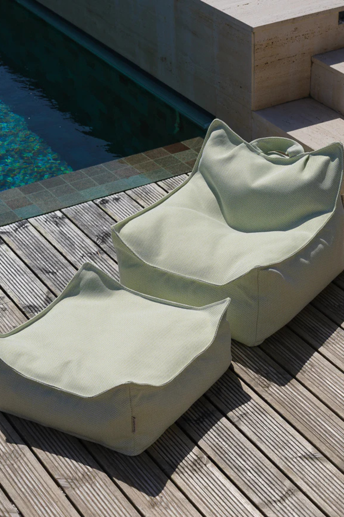 Outdoor Beanbag Square "Ottoman" | verschiedene Farben