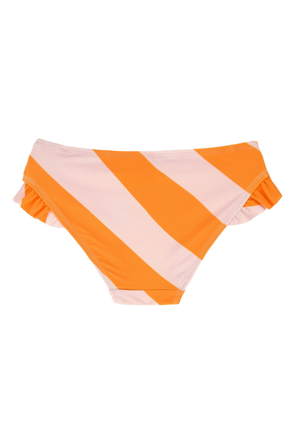 Bikinihose "Stripes" mit UV-Schutz | Pale Pink/Orange