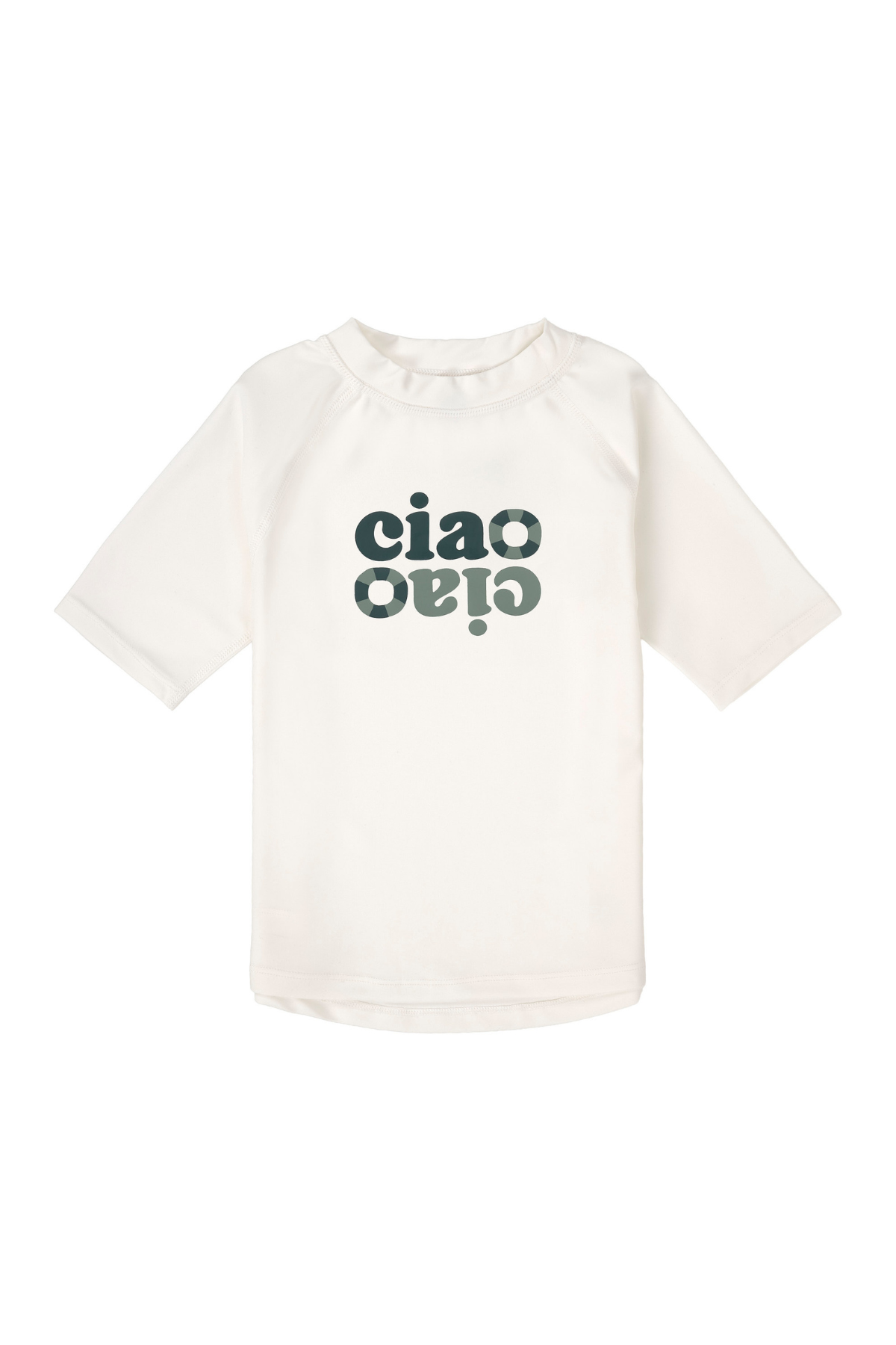 UV Short Sleeve Rashguard | Green/Sea Salt