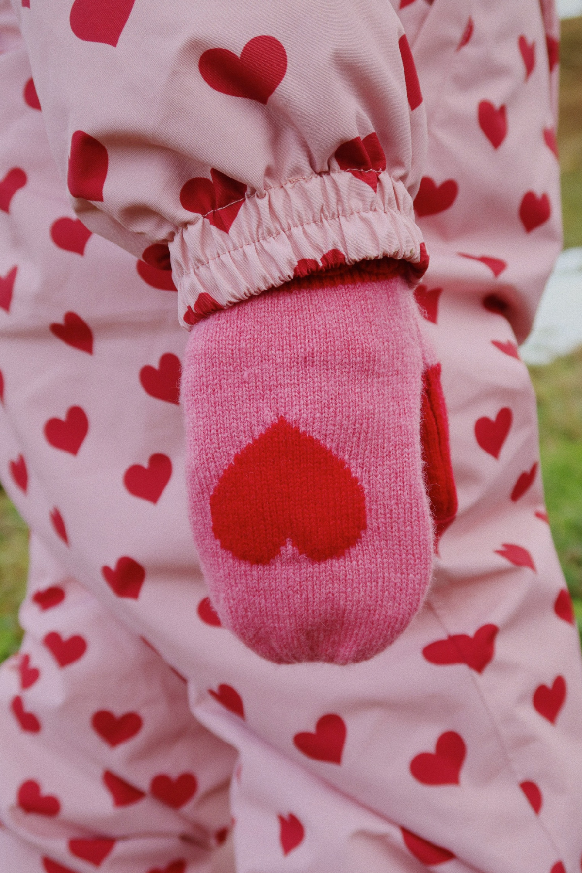 Fäustlinge "Collette" aus 100% Wolle | Pink