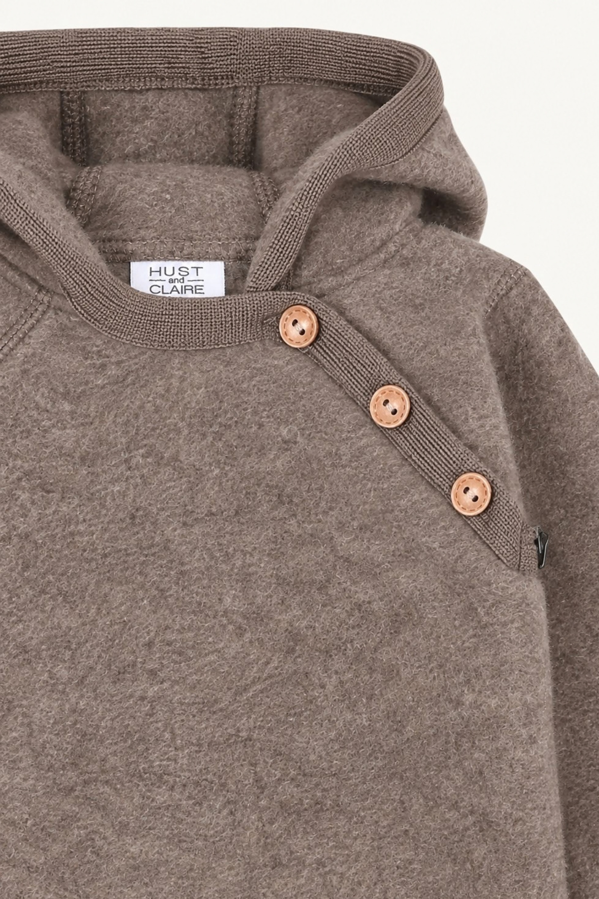 Wollfleece-Kapuzenoverall "Mevi" aus 100% Merinowolle | verschiedene Farben
