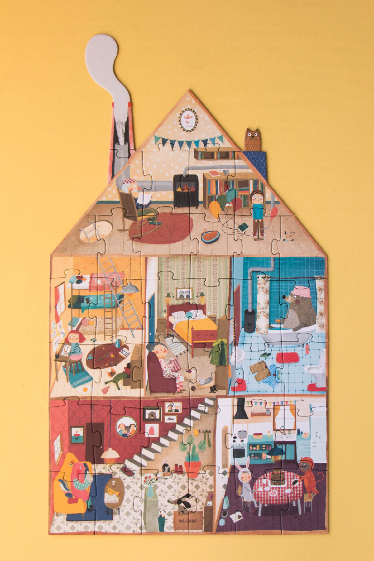Puzzle | Welcome To My Home | 36 Teile | ab 5 Jahren