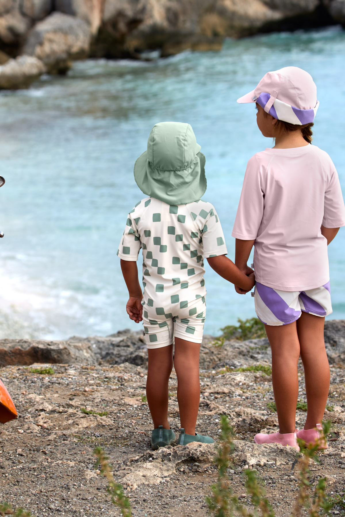 Schirmmütze Baby & Kinder – UV 80 Sonnenschutz mit Nackenschutz