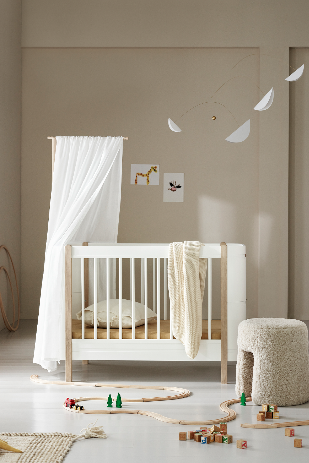 Mini+ Babybett inkl. Umbauset Juniorbett | verschiedene Farben