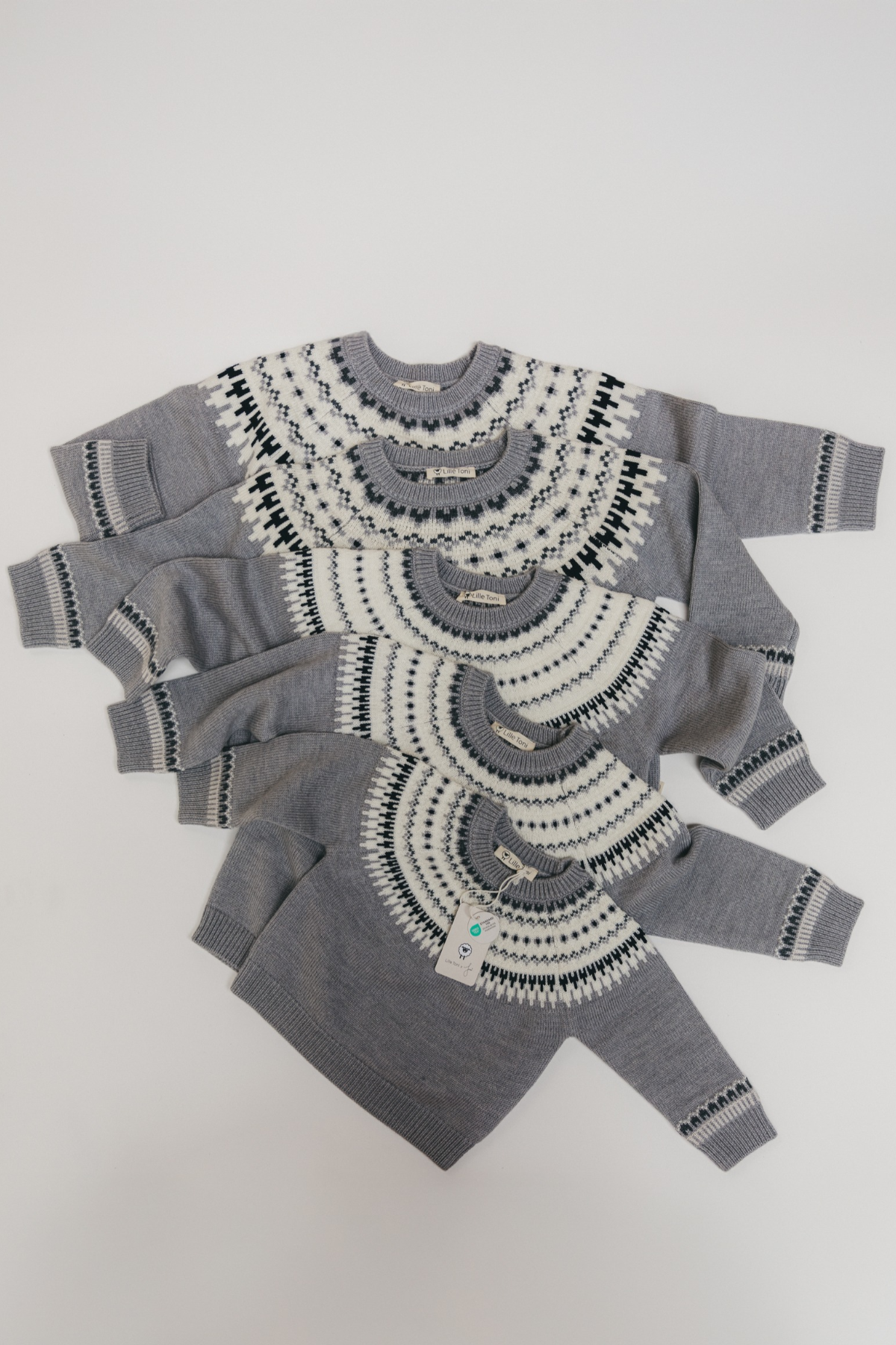 Strickpullover "Noel" | Grau Melange Combo