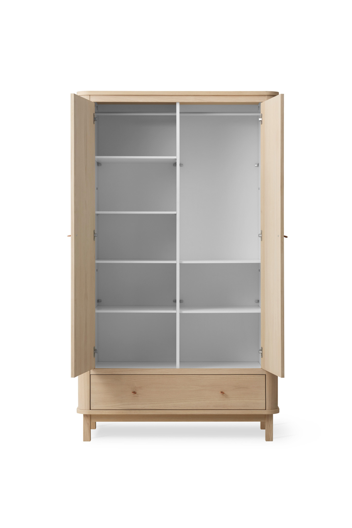 Kleiderschrank "Wood" 2-türig | verschiedene Farben