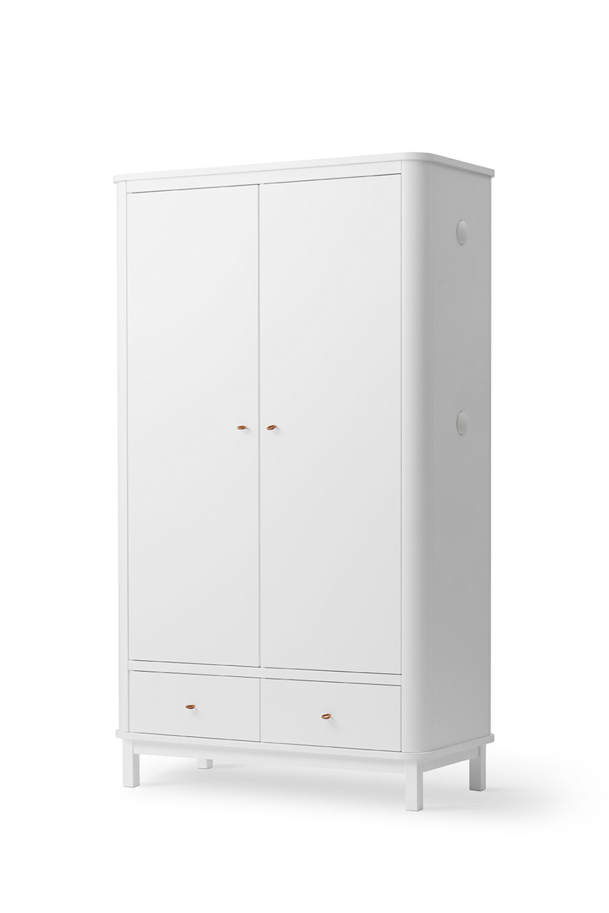 Kleiderschrank "Wood" 2-türig | verschiedene Farben