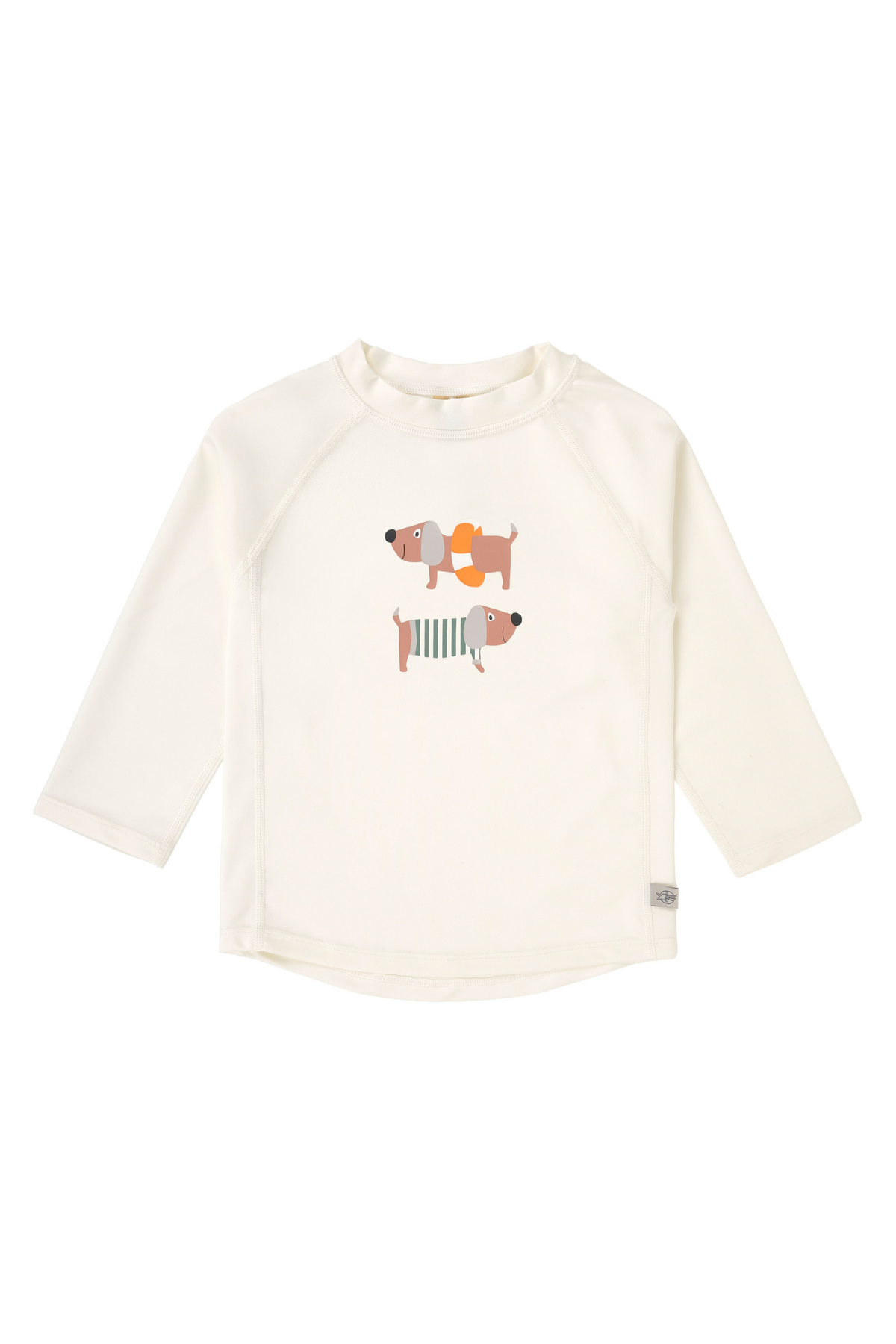 UV Longsleeve Rashguard "Beach Dogs" | Orange/Dark Sea