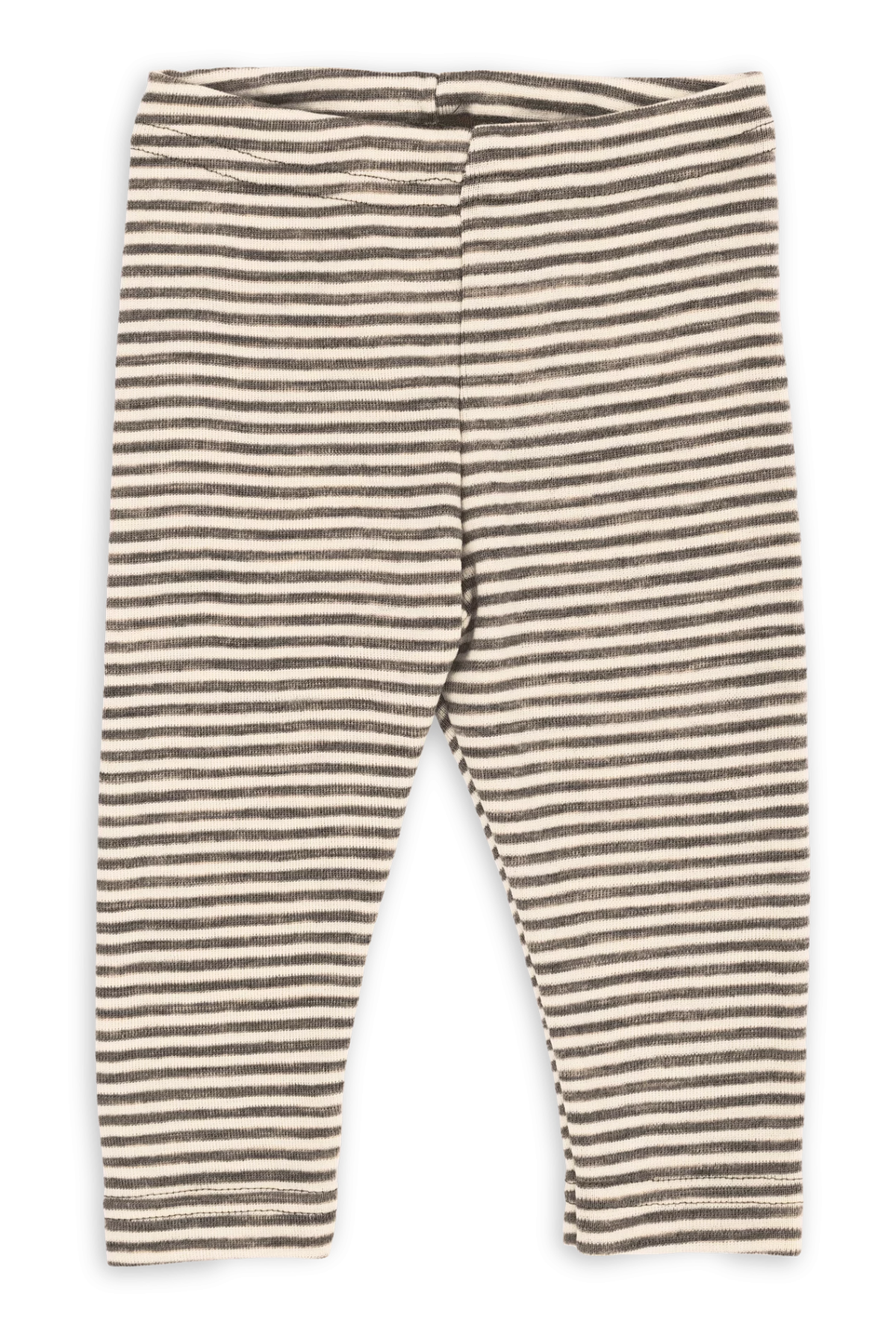 Leggings aus 100% Merinowolle | walnuss melange/natur