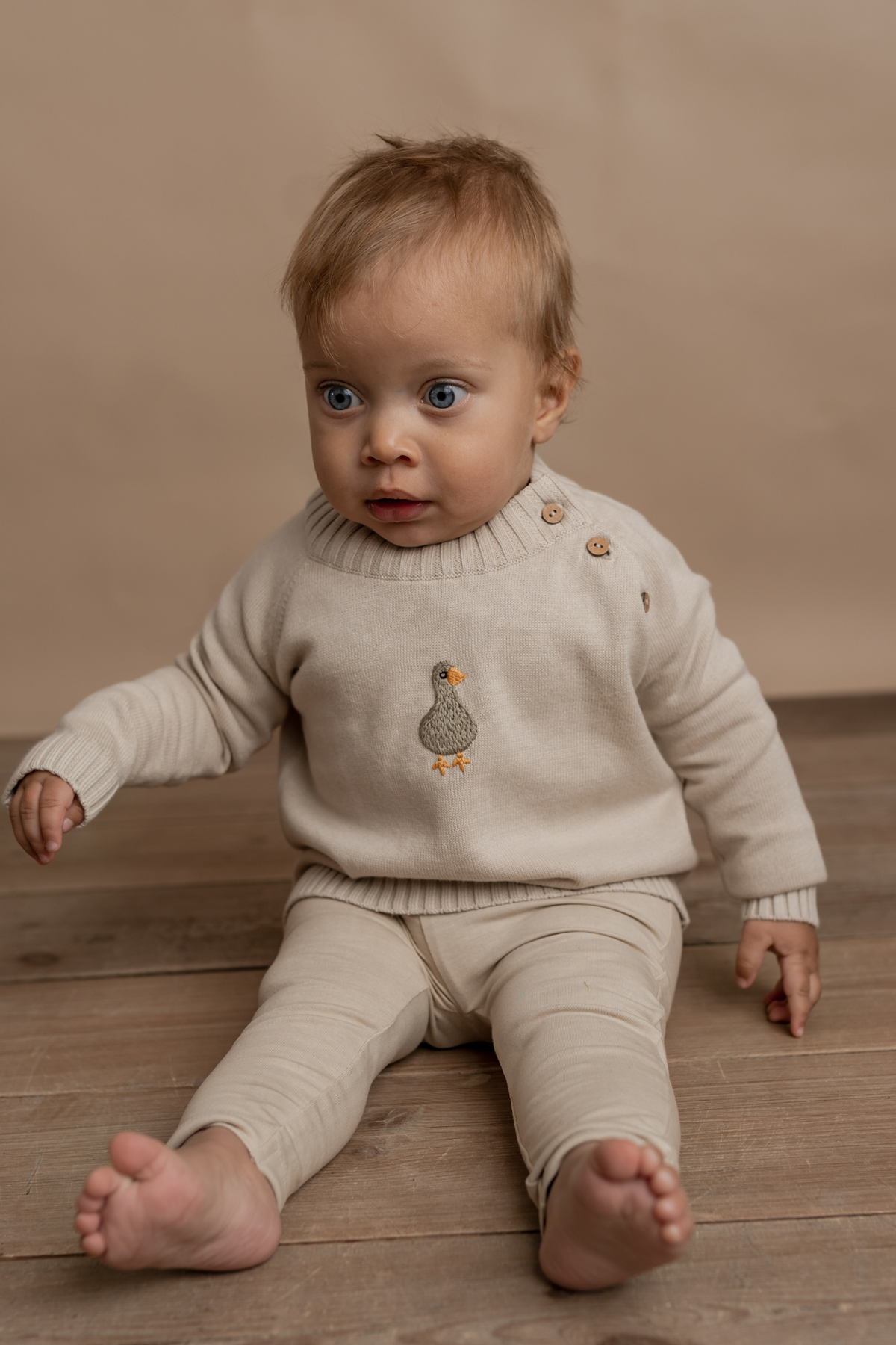 Sweater "Linus" mit Stickerei