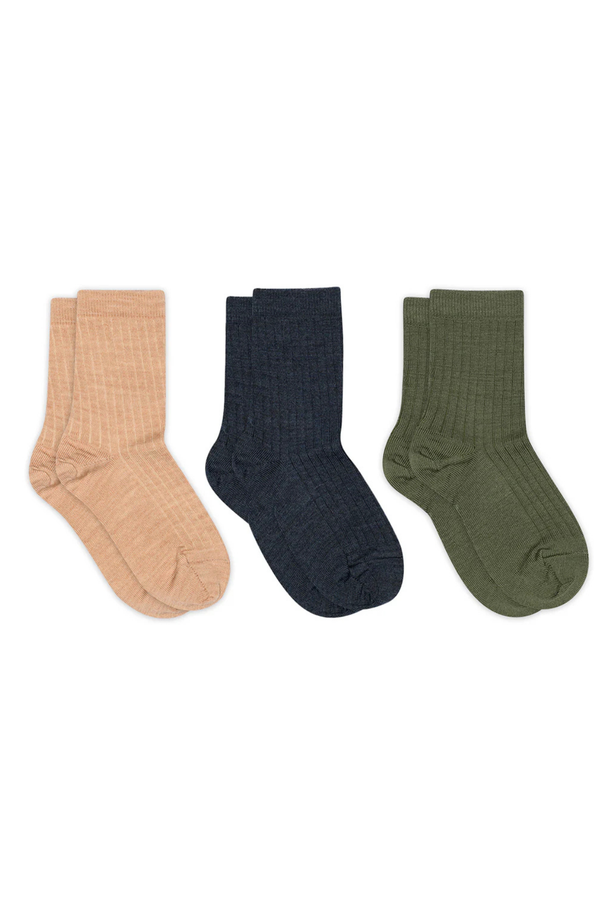Socken 3-er Pack | Camel Melange