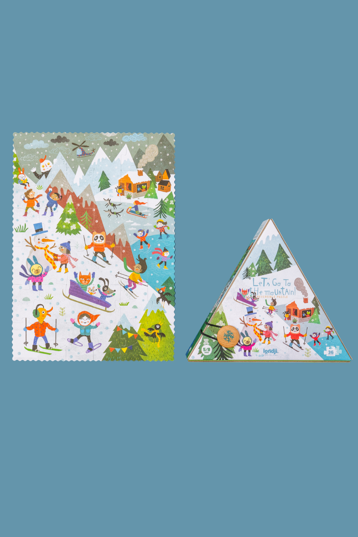 Puzzle | Let's Go To The Mountain | 36 Teile | ab 5 Jahren