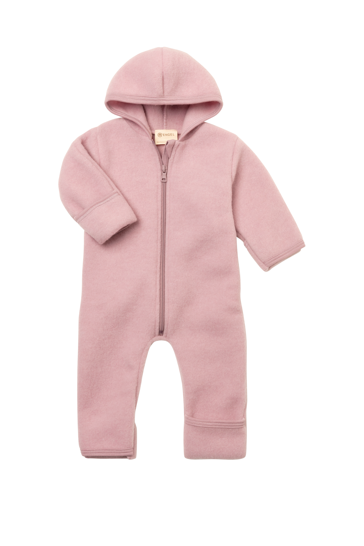 Wollfleece Kapuzenoverall mit Reißverschluss | verschiedene Farben