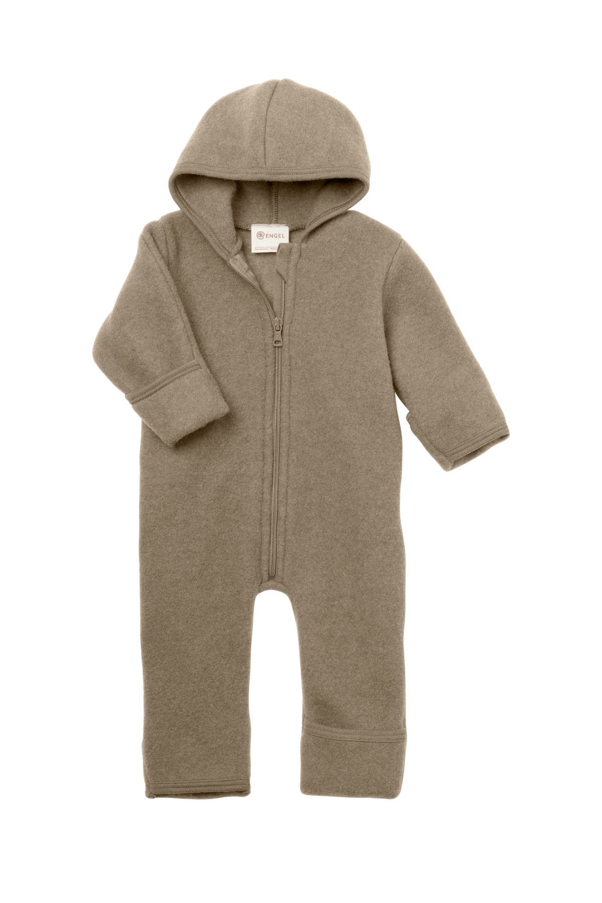 Wollfleece Kapuzenoverall mit Reißverschluss | verschiedene Farben