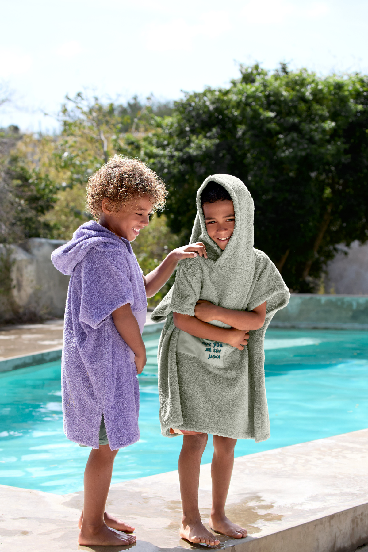 Surfponcho "Terry" | Green