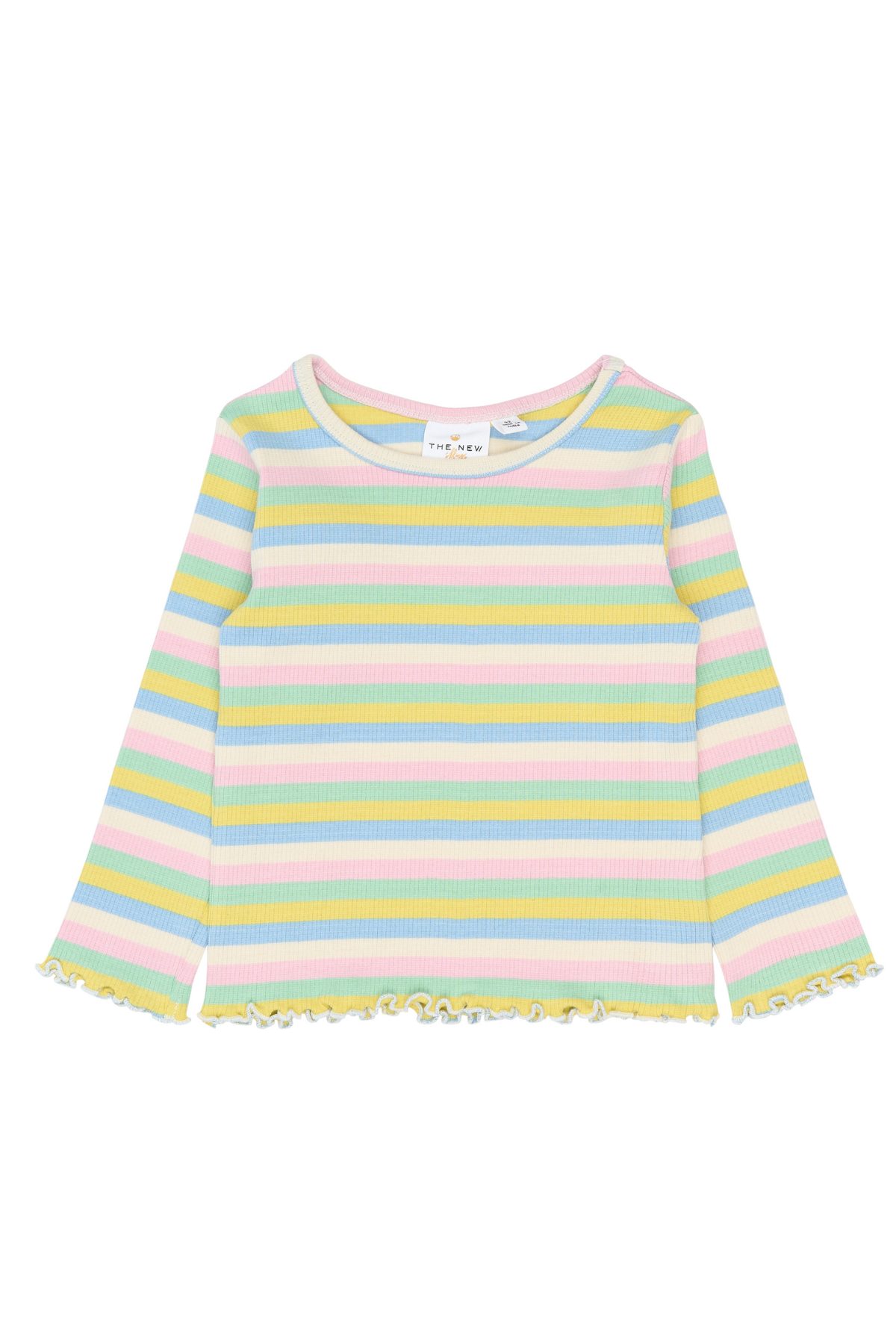 Ripp-Langarmshirt "Sofia" | Multi Striped