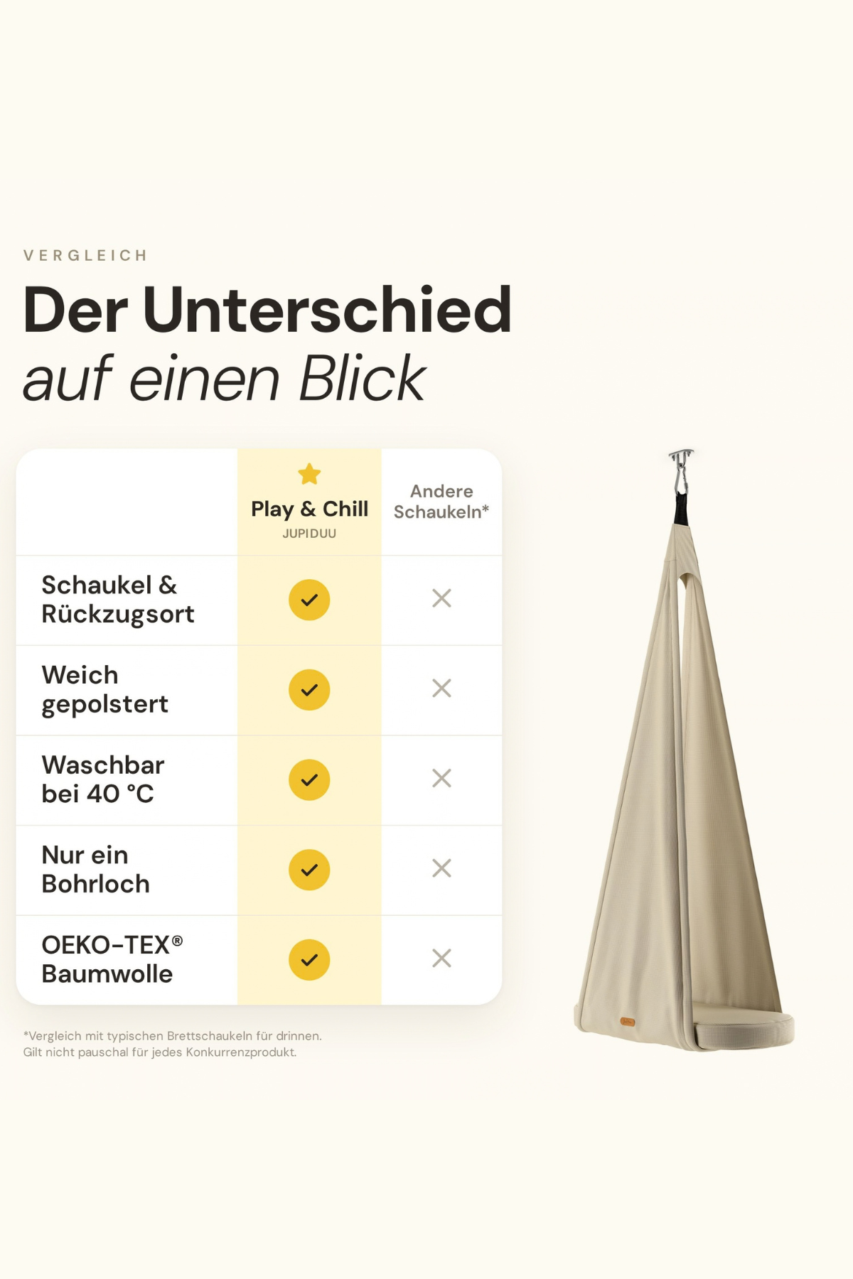 Schaukel "Play and Chill" | Indoor
