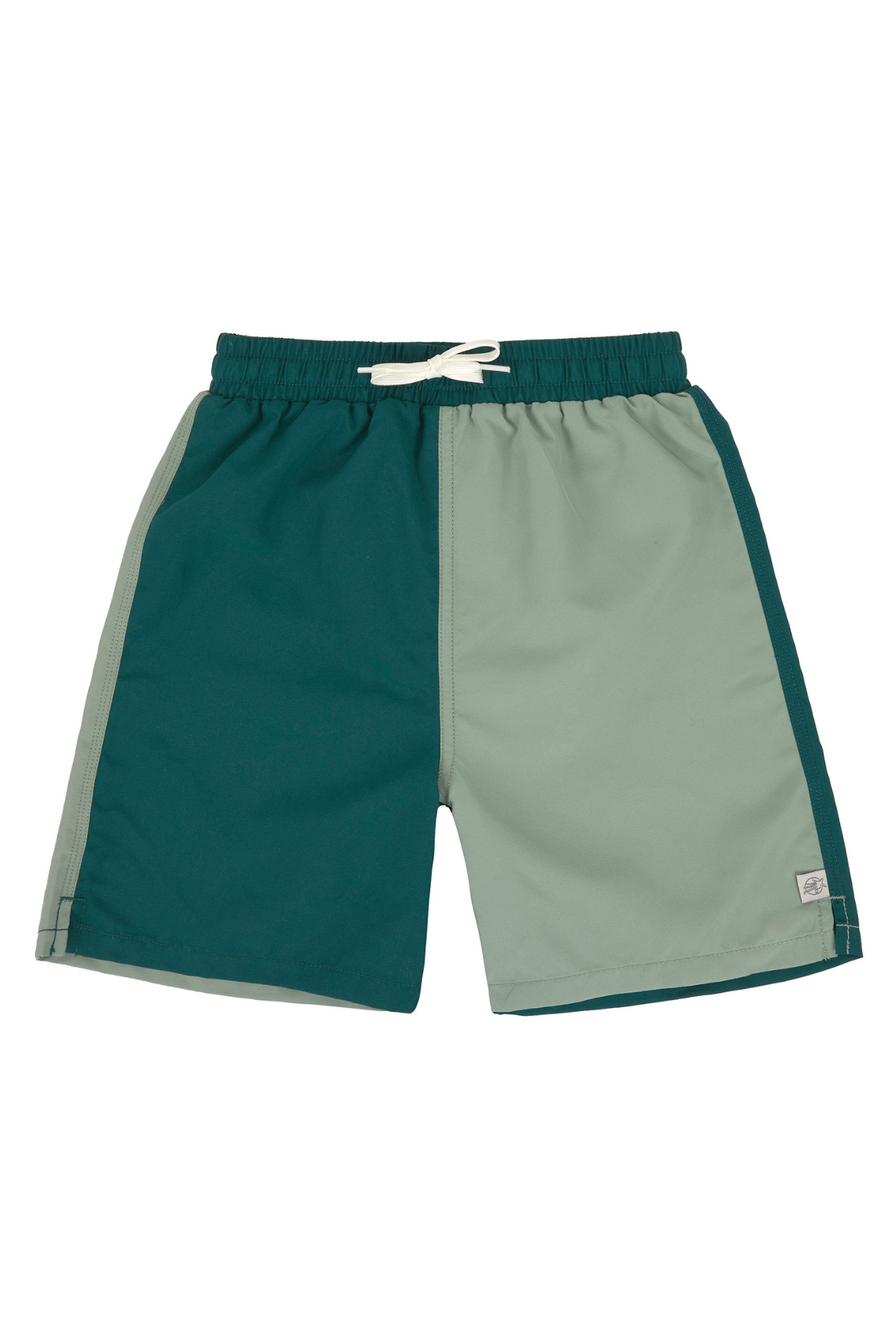 Board Shorts "Stripes" mit UV-Schutz 80 | Dark Sea/Green
