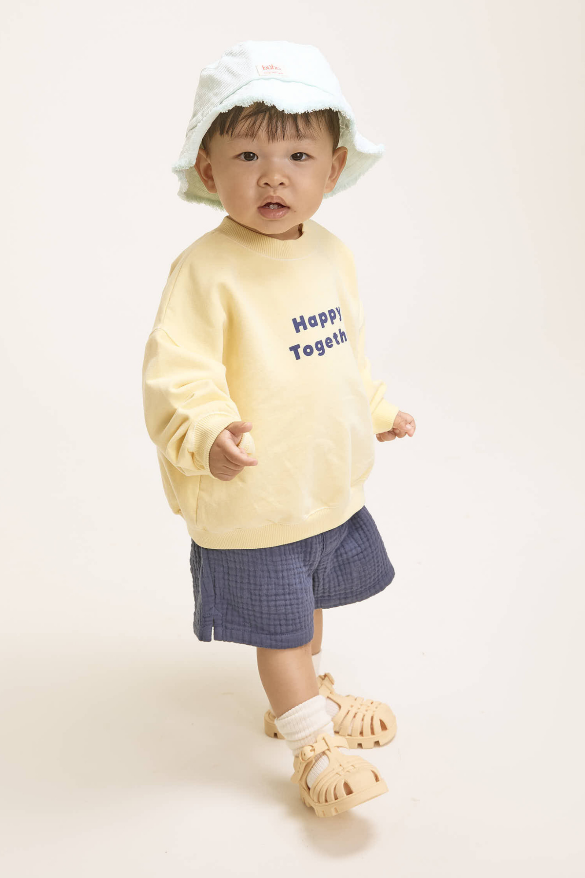 Shorts aus Baumwoll-Musselin | Navy
