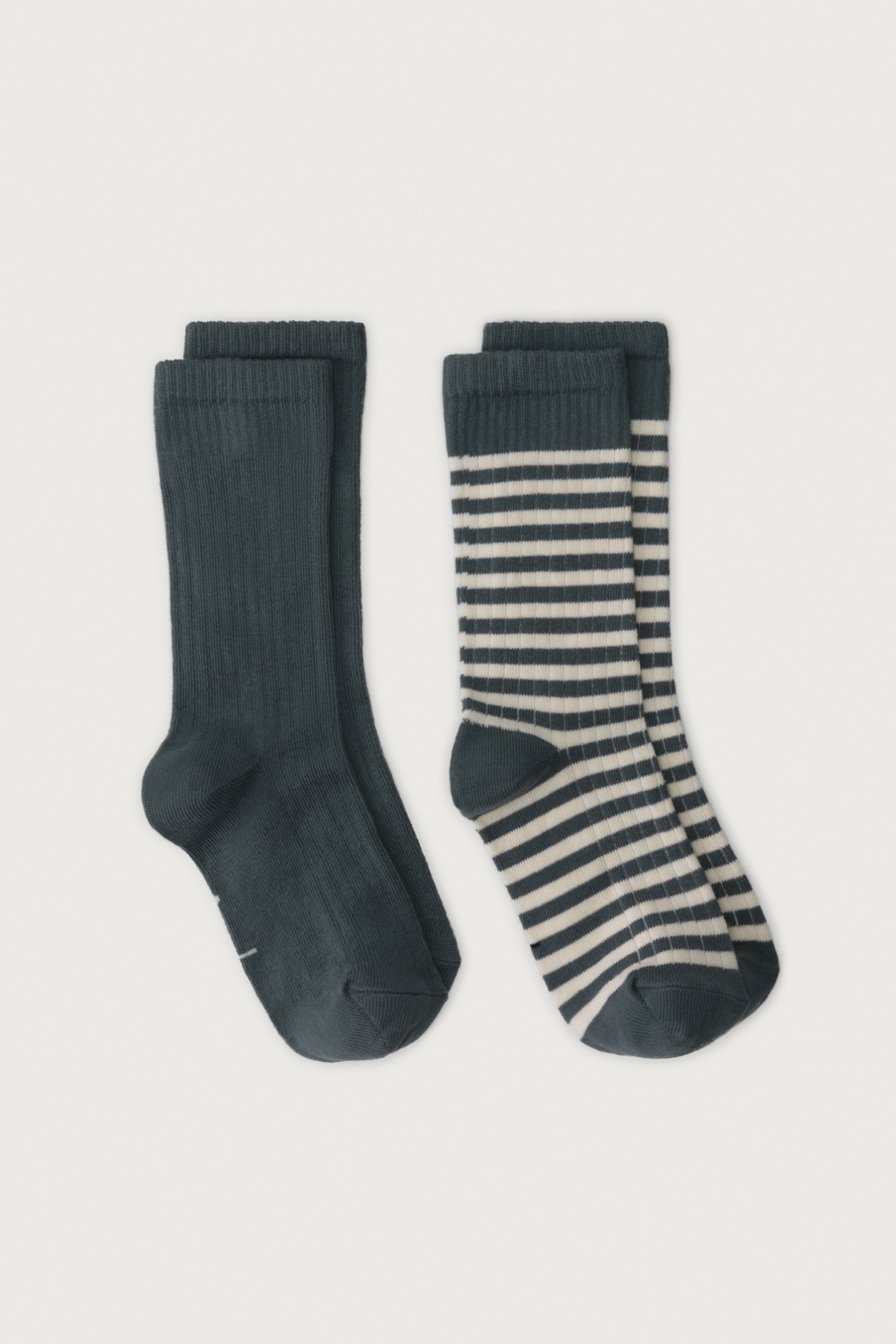 2er-Set Gerippte Socken | verschiedene Farben
