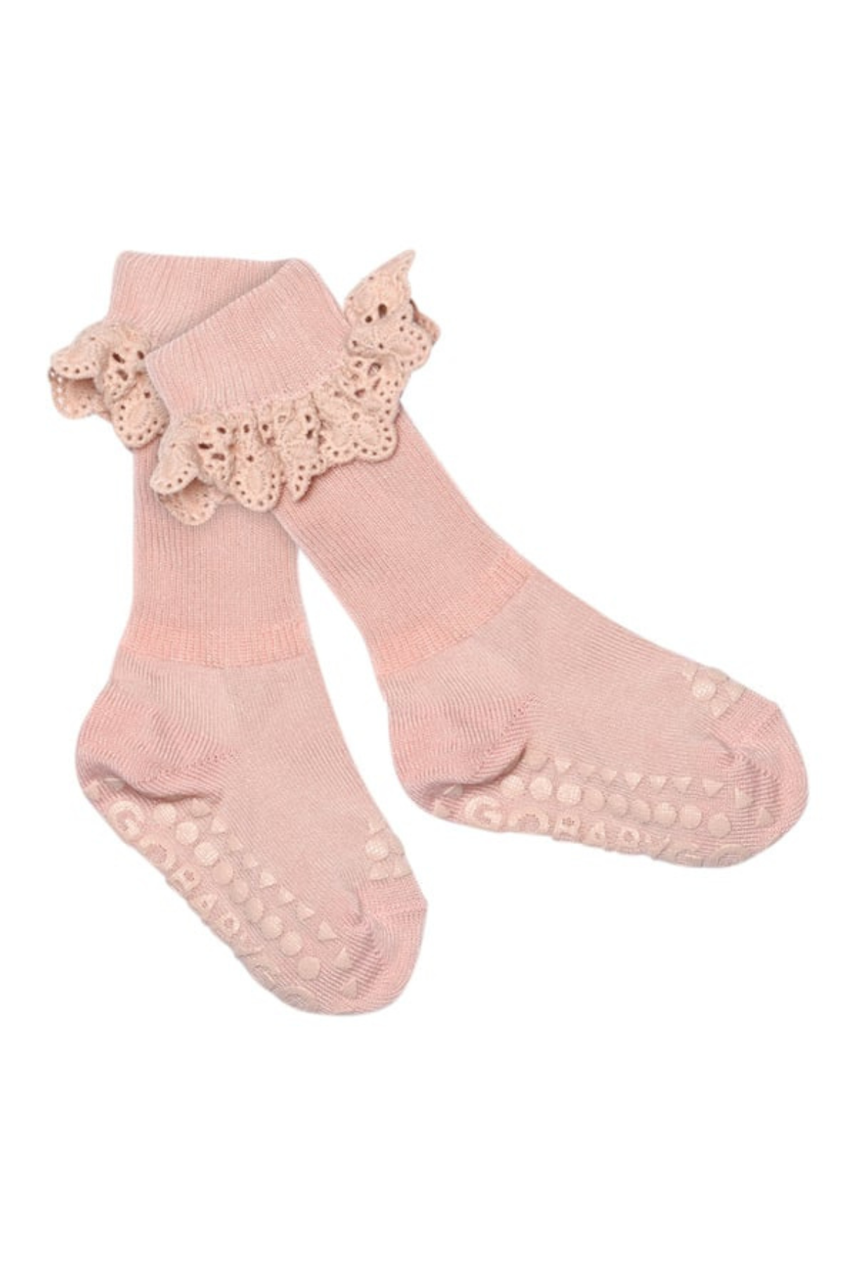 Stoppersocken mit Spitze aus Bambusviskose | verschiedene Farben