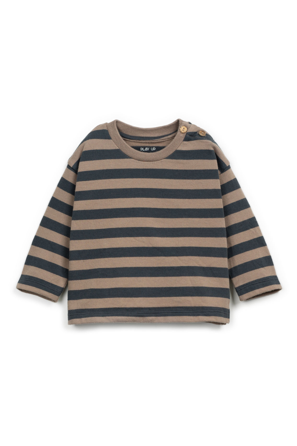 Gestreiftes Langarmshirt | Grafite