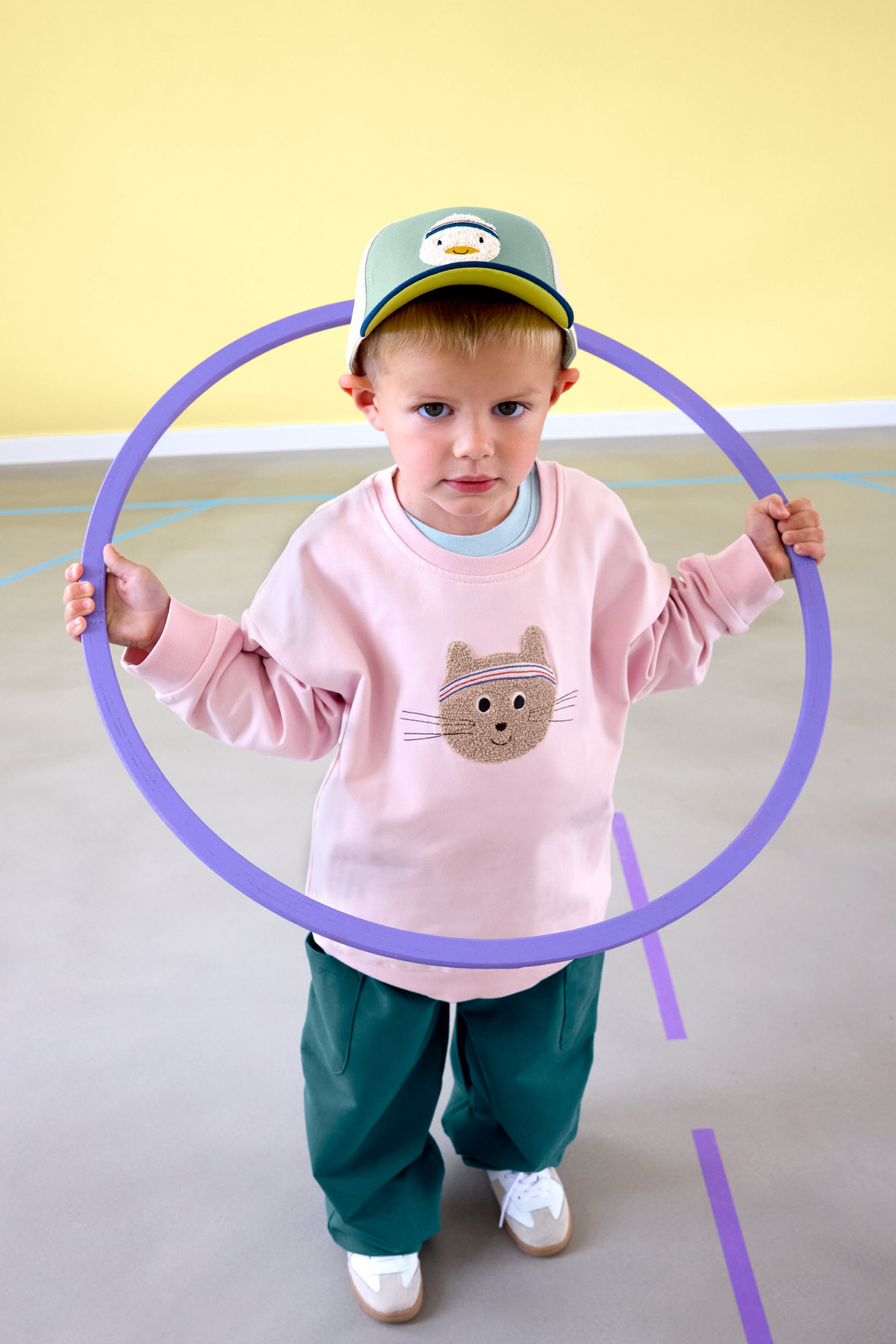 Sweater "Cat" | Cloud Pink