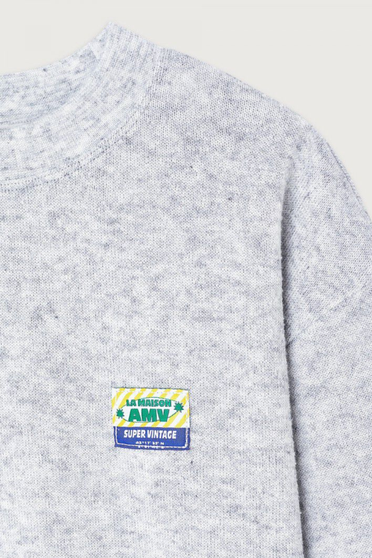 Sweatshirt "Evona" | GRIS CLAIR CHINE