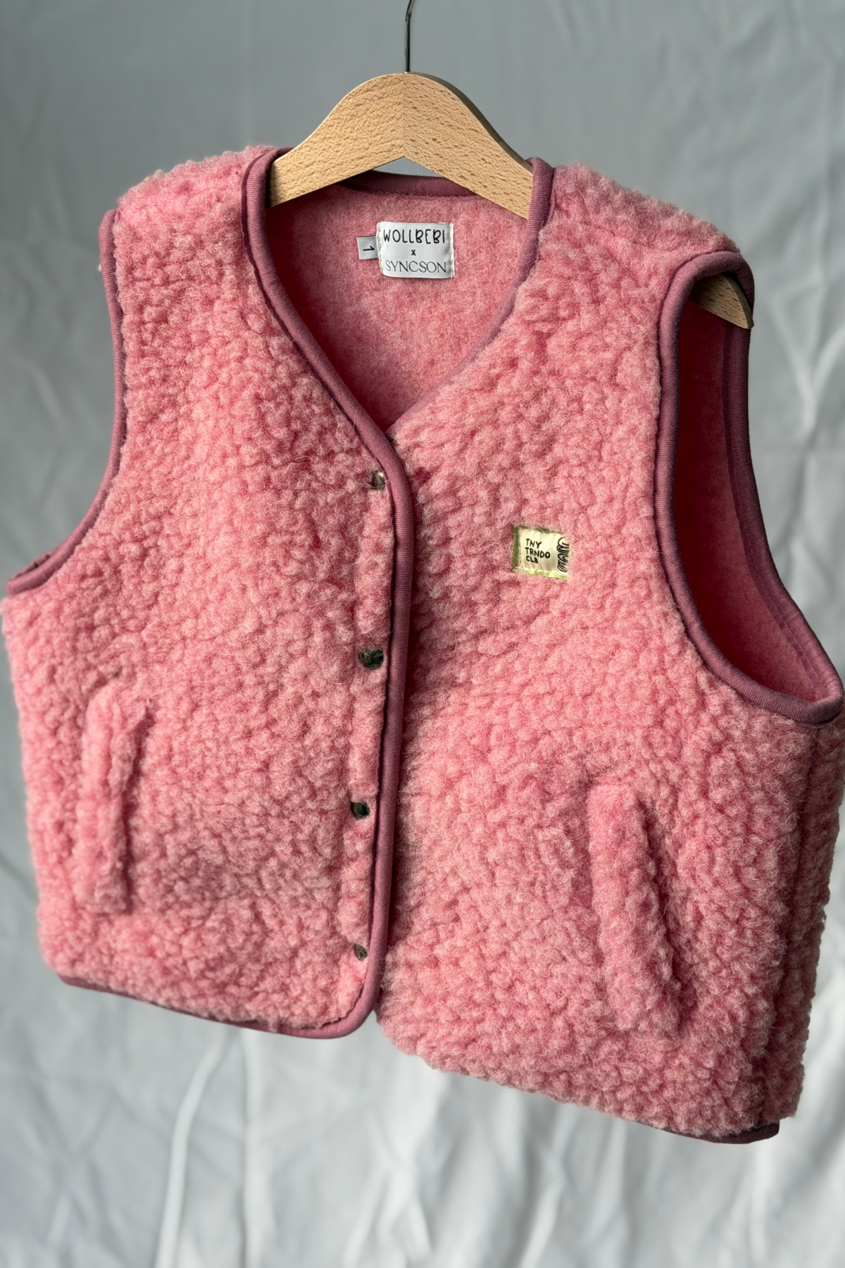 Wollweste Kids "Tiny Tornado Club" | verschiedene Farben