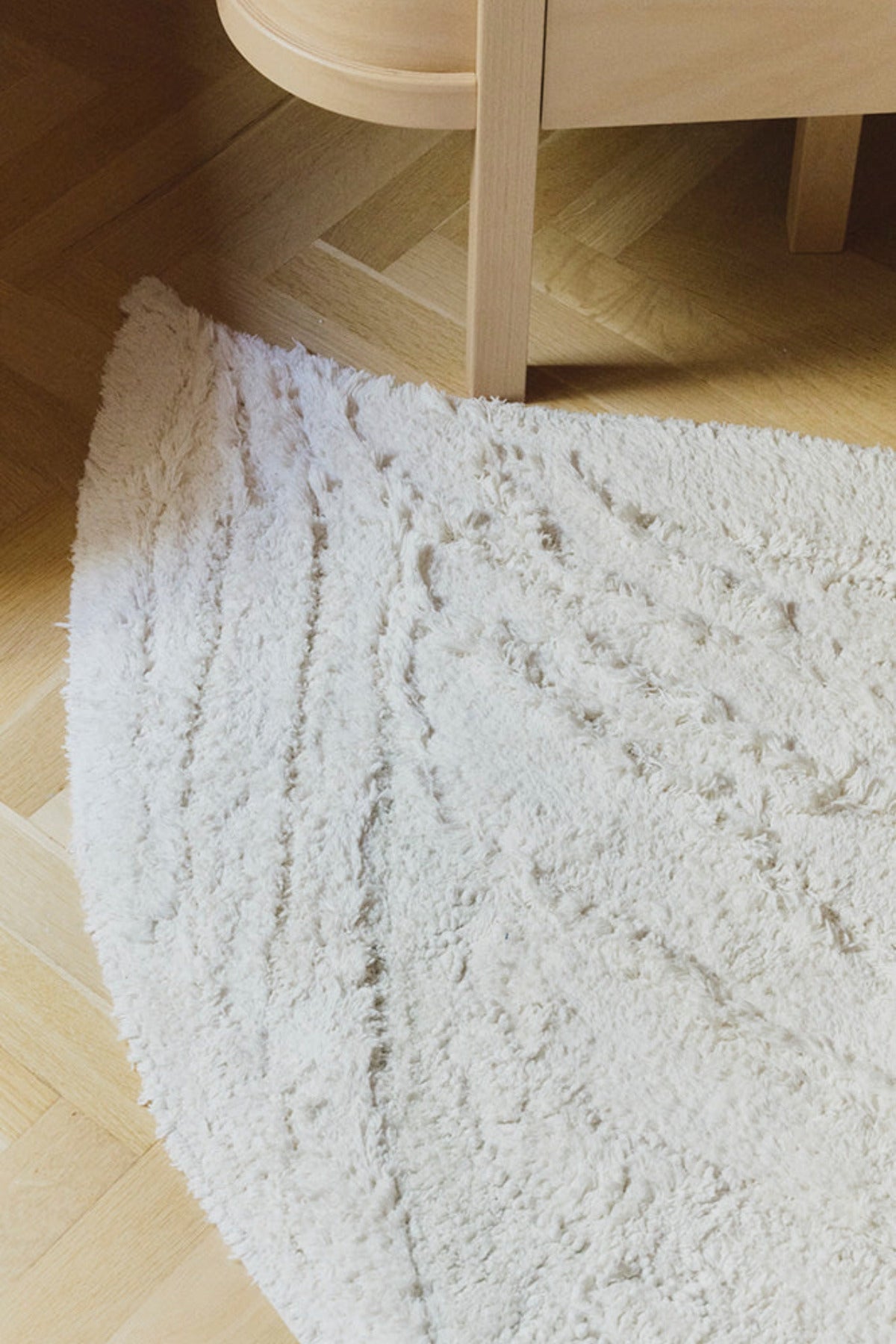 Waschbarer Teppich Swan Detail