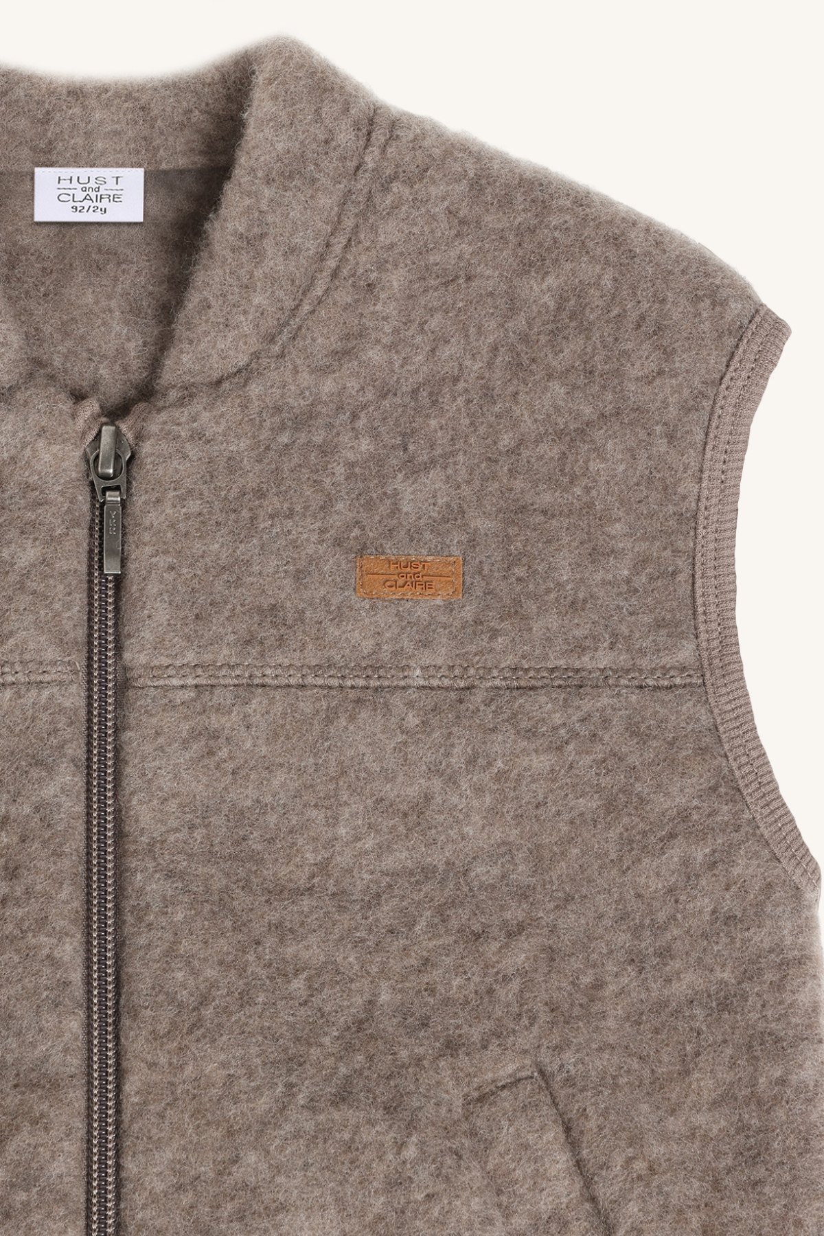 Weste aus Wollfleece mit Reißverschluss "Emilo" | verschiedene Farben