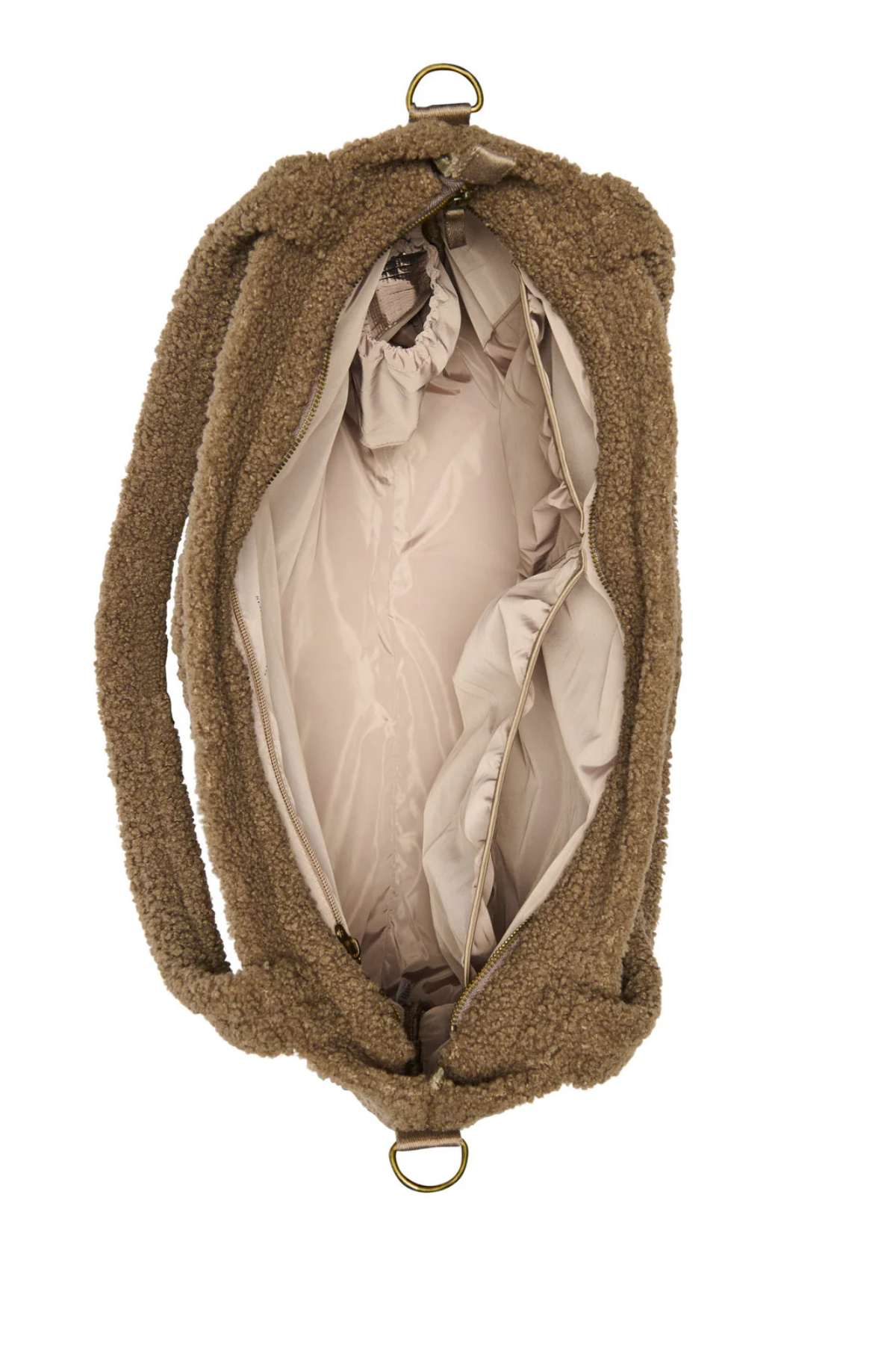 Wickeltasche | Teddy Brown Hearts