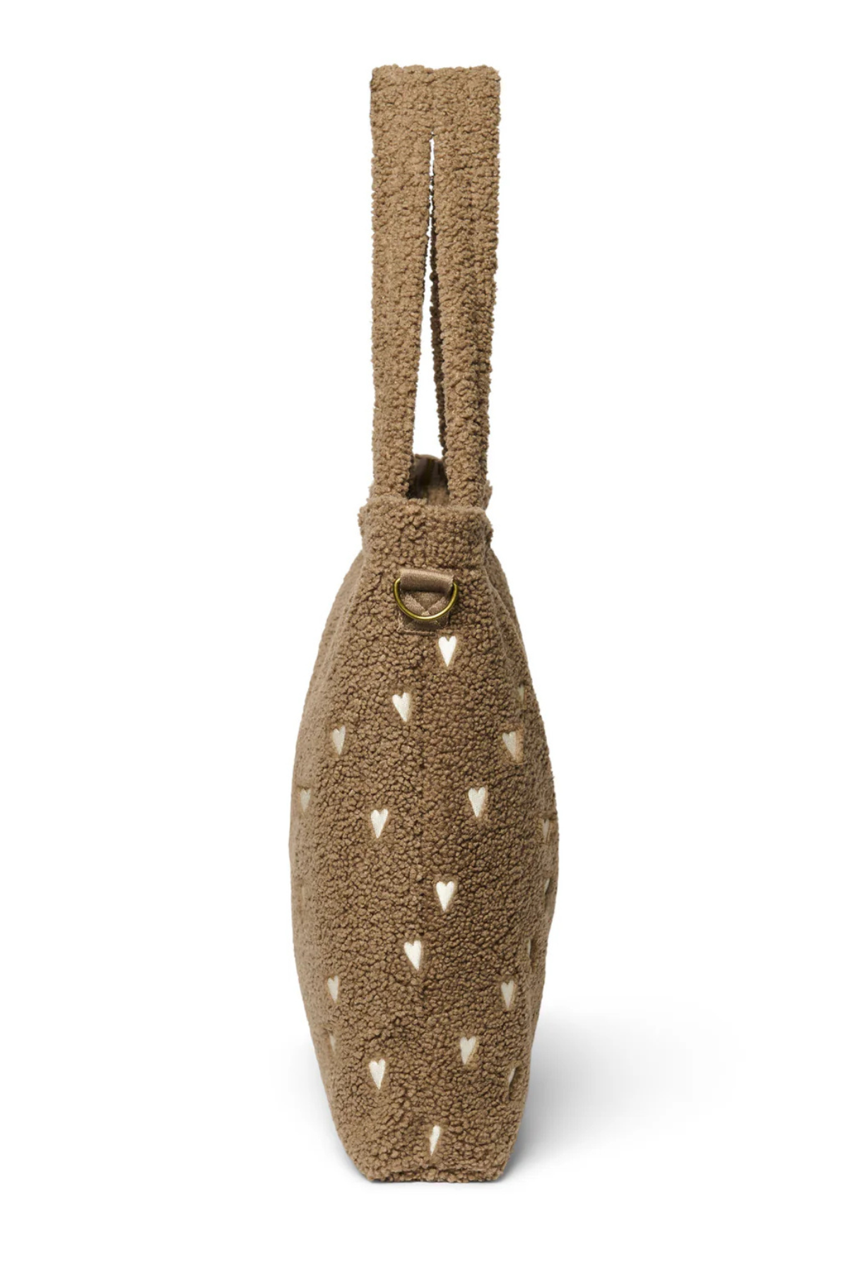 Wickeltasche | Teddy Brown Hearts