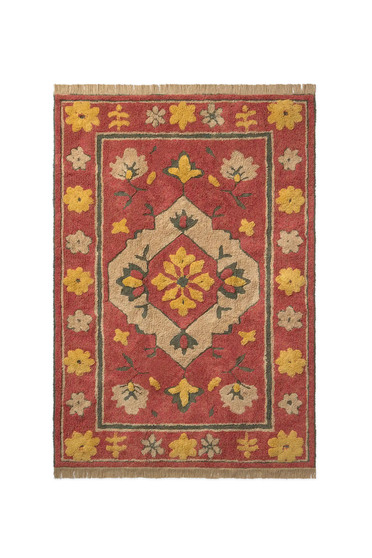Waschbarer Teppich Persian Red von Lorena Canals